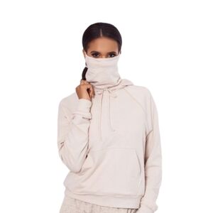 BAM by Betsy & Adam San (Cream) Hoodie with Built In Mask